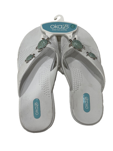Oka theresa flip flops salt - oka-b,